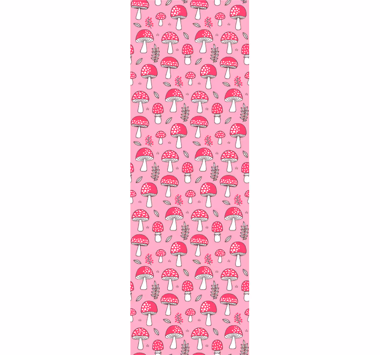 Klassiska svampar och växter blomma tapeter - Tenstickers