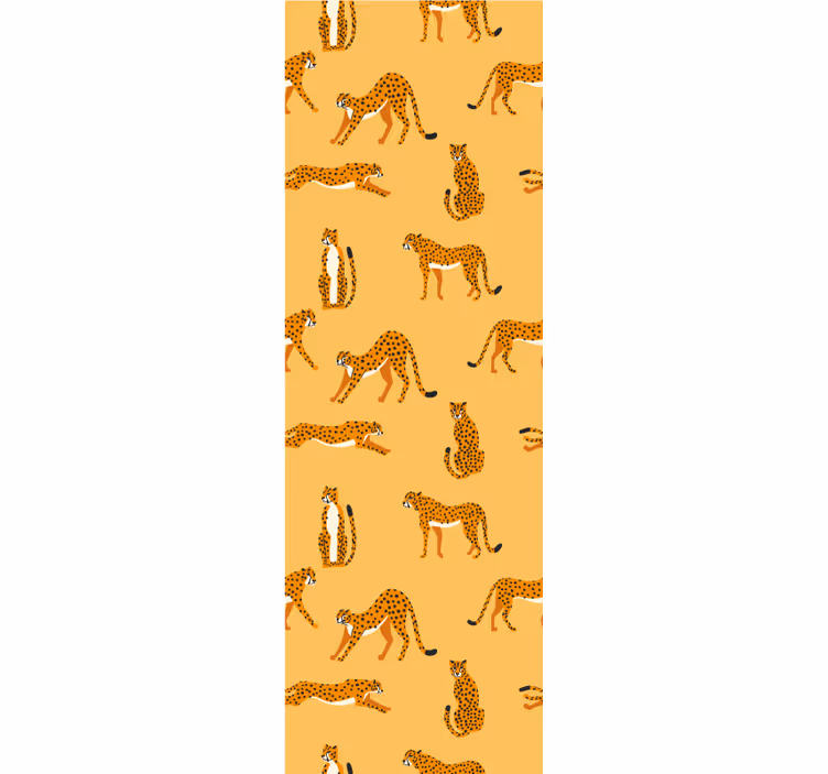 Lekfulla leoparder Dyr tapet - Tenstickers