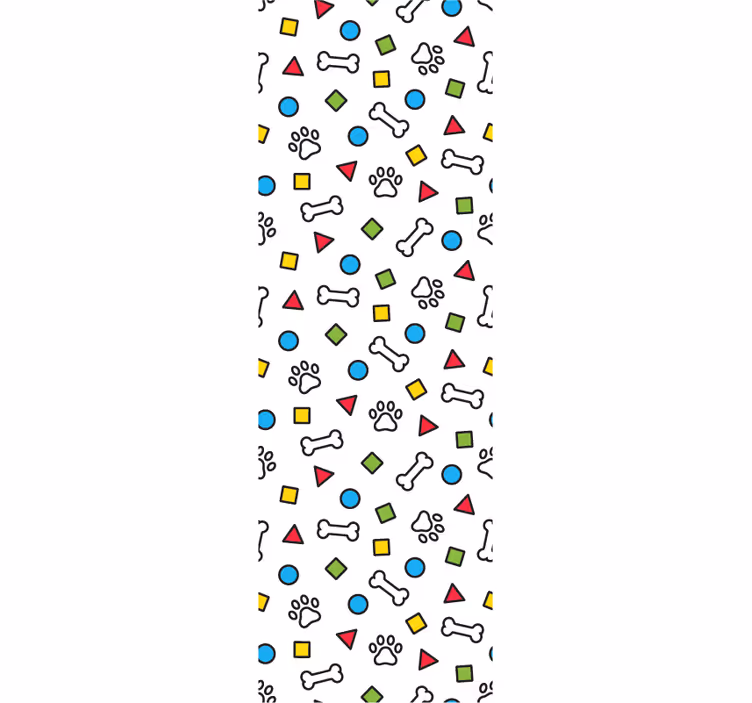 Lekfulla husdjursmotiv Tapet hundar - Tenstickers