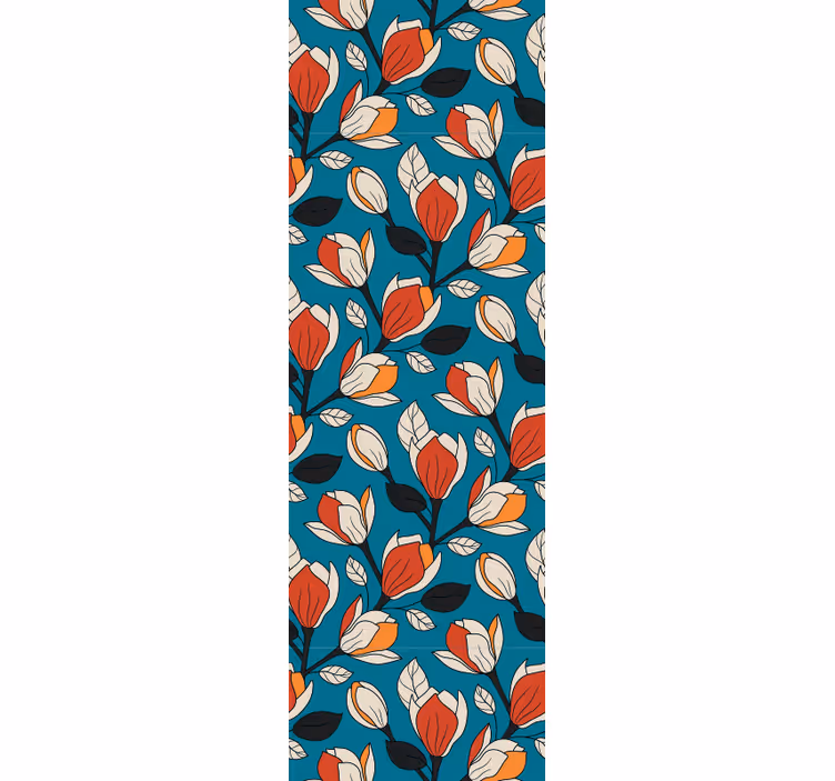 Sommar blommotiv matsal tapet - Tenstickers