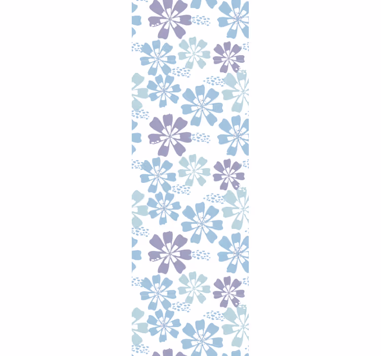 Blommönster tema Tapet blommor - Tenstickers