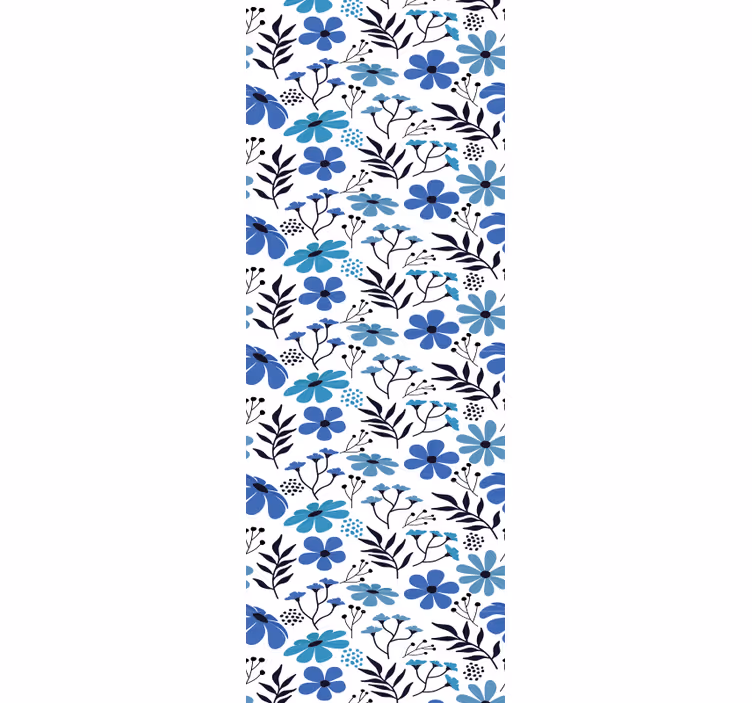 Botaniska blombilder Tapet blommor - Tenstickers