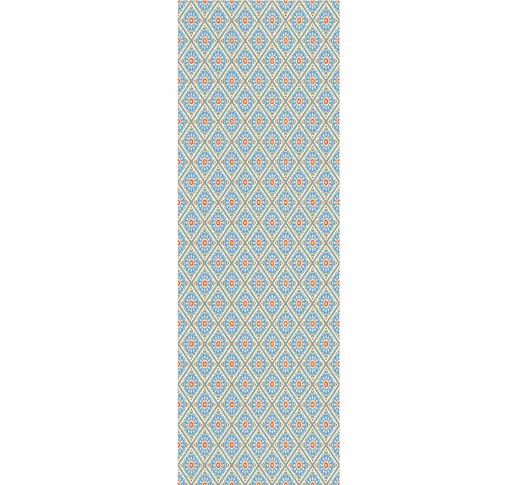 Färgglada geometriska polska blomma tapeter - Tenstickers