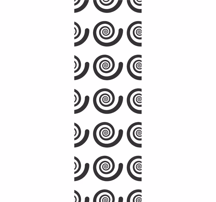 Spiralmönster tapet geometriska former - Tenstickers