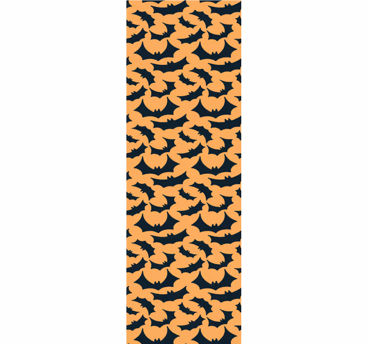 Halloween fladdermöss mönster Tapet halloween - Tenstickers