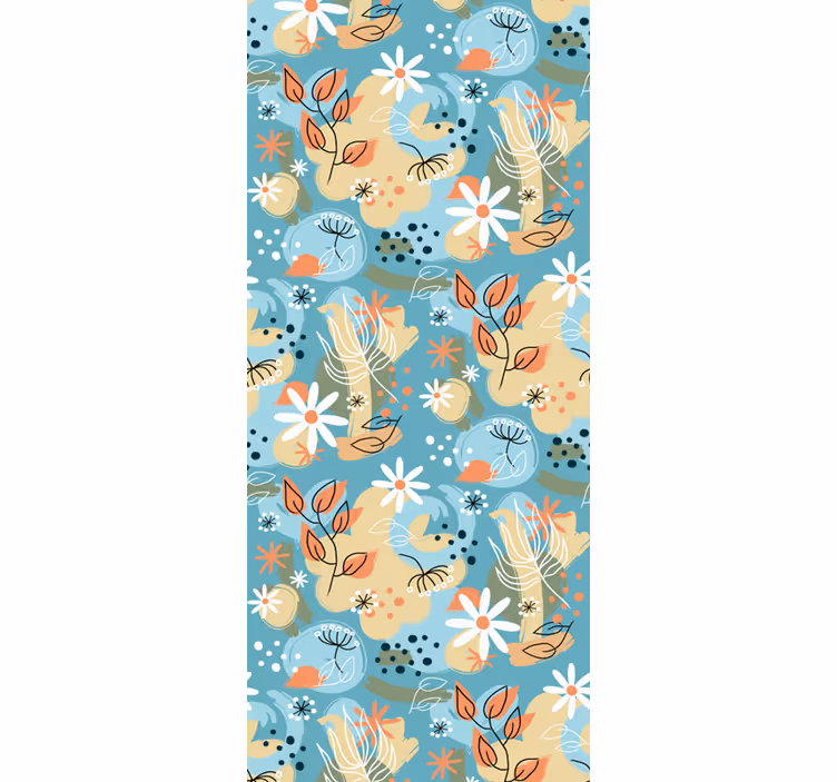 Blommig bris Tapet blommor - Tenstickers