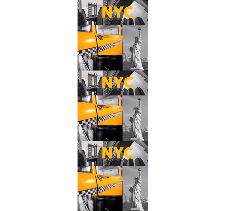 Urban collage Tapet städer och länder - Tenstickers