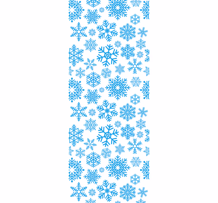 Säsongsbetonat snöflingamotiv Tapet jul - Tenstickers