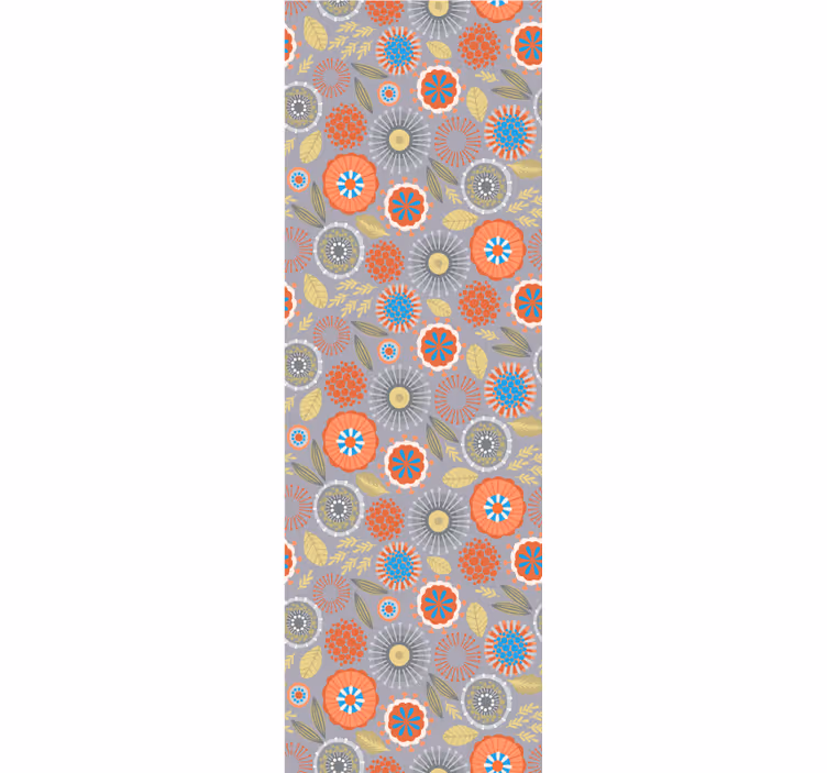 Blommig sprängning Tapet blommor - Tenstickers