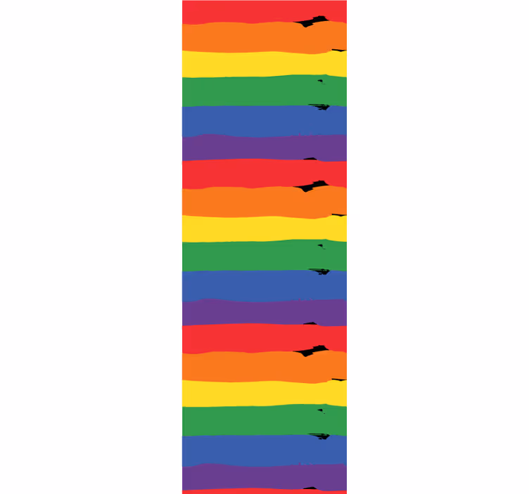 Regnbåge randig bakgrund Randig tapet - Tenstickers