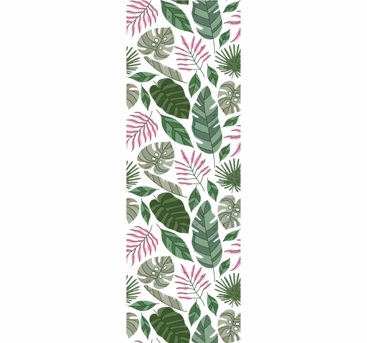 Tropiska trädgårdsväxter blomma tapeter - Tenstickers