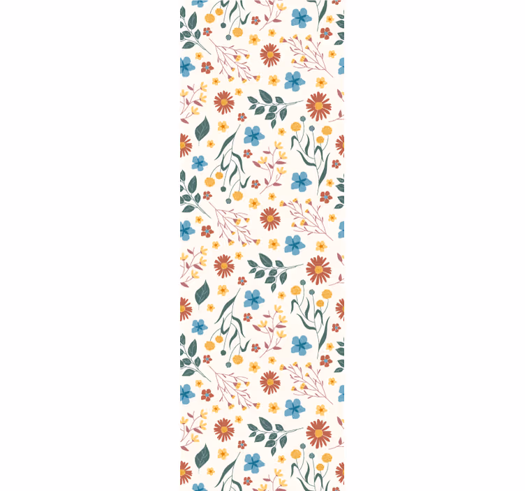 Botaniska blomstra Tapet blommor - Tenstickers