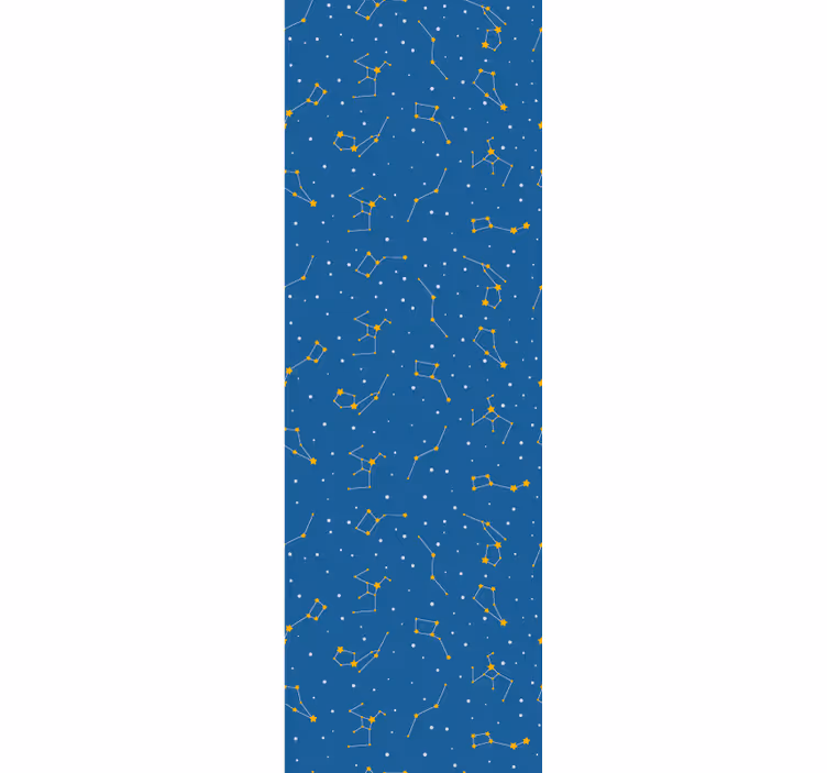 Konstellationer på himlen grafisk stjärna tapet - Tenstickers