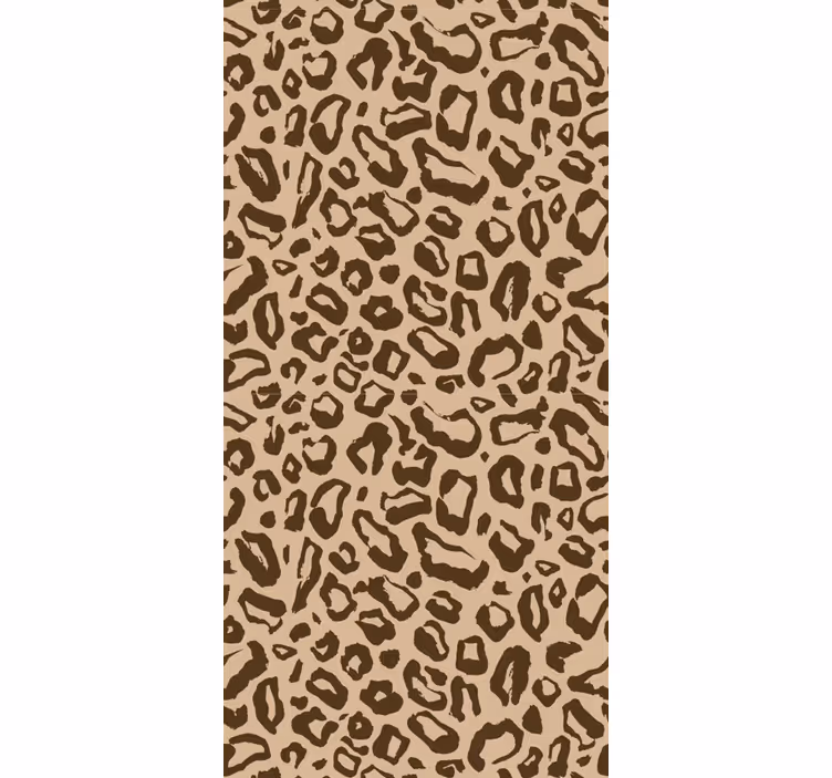 Stor och liten leopard vardagsrum tapet - Tenstickers