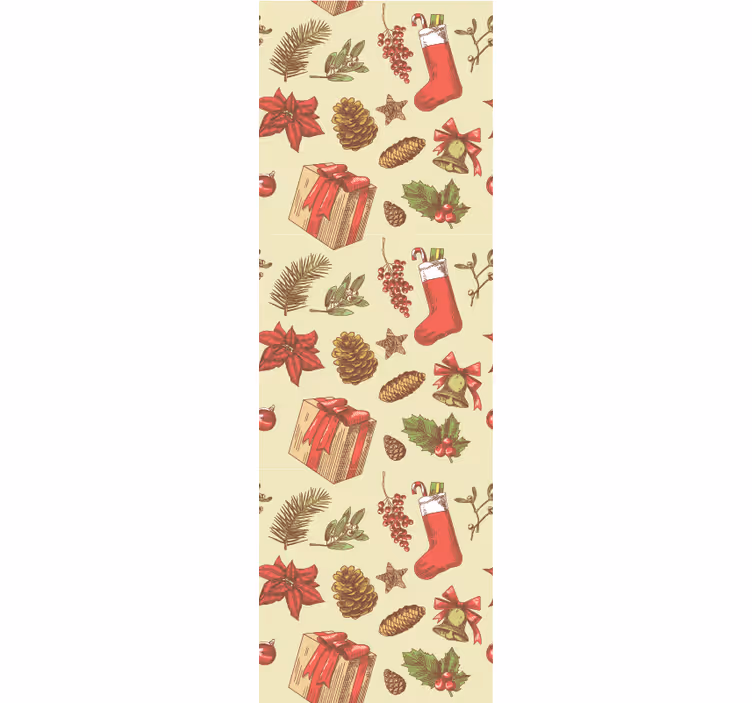 Festlig juldesign Tapet jul - Tenstickers