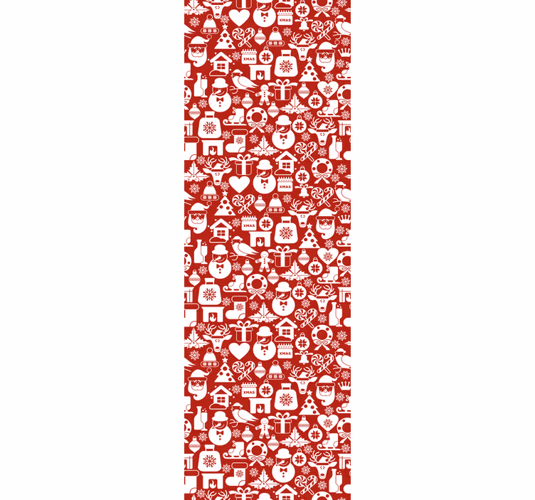 Festliga semester mönster Tapet jul - Tenstickers