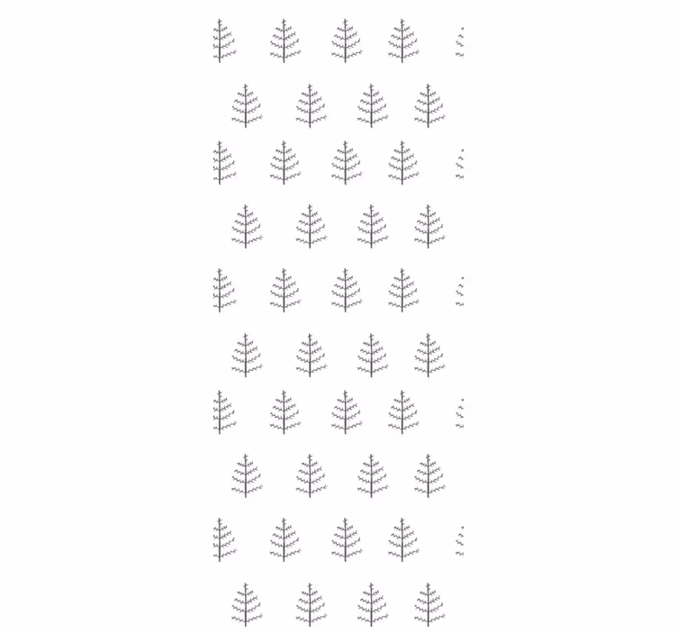 Förenklad botanisk Tapet blad - Tenstickers