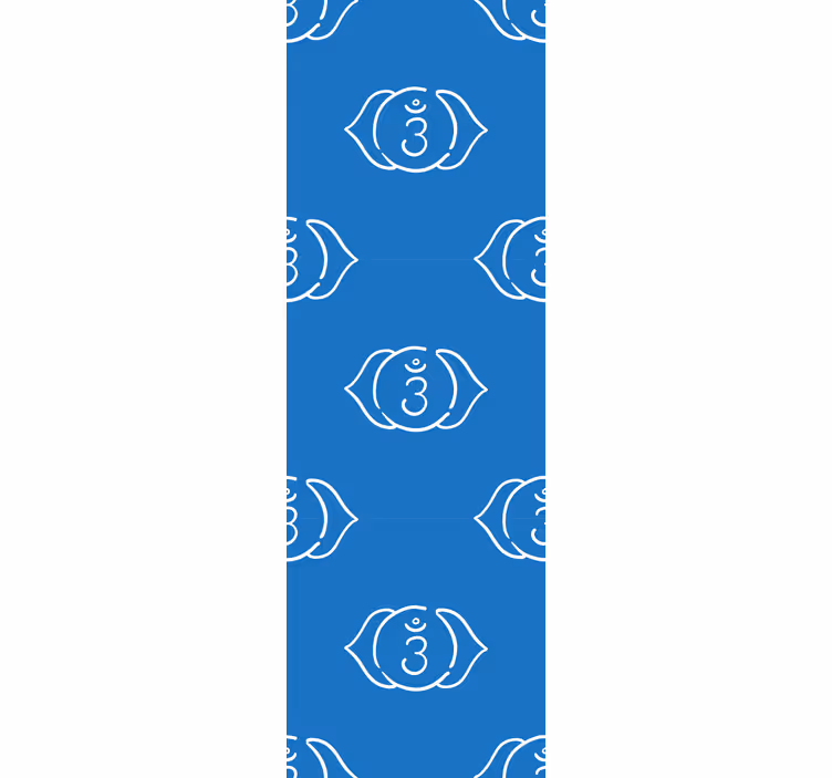 Tredje ögat chakrasymbol abstrakt tapet - Tenstickers