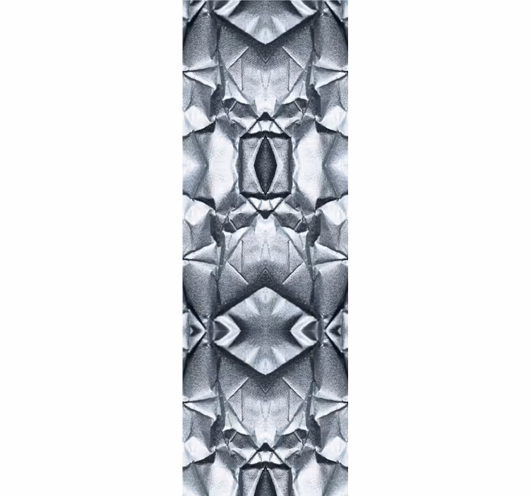 Grov metallisk ytstruktur metall tapet - Tenstickers