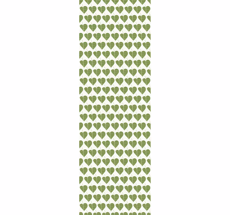 Blad mönster design Tapet blad - Tenstickers