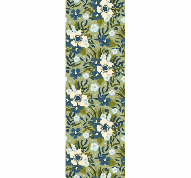 Sommar färgglada blommönster tapeter - Tenstickers