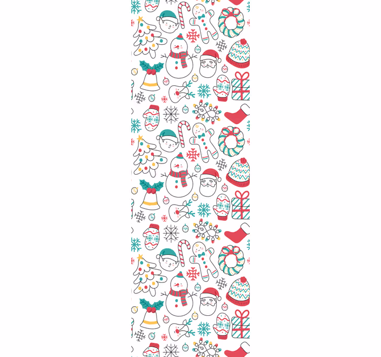 Jultomten, snögubbar och present jul tapeter - Tenstickers