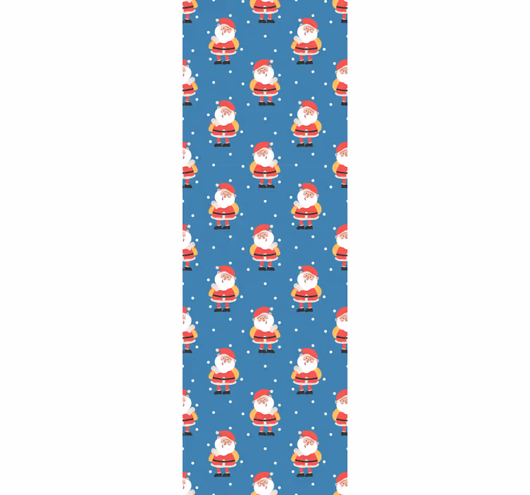 Jolly santa mönster Tapet jul - Tenstickers