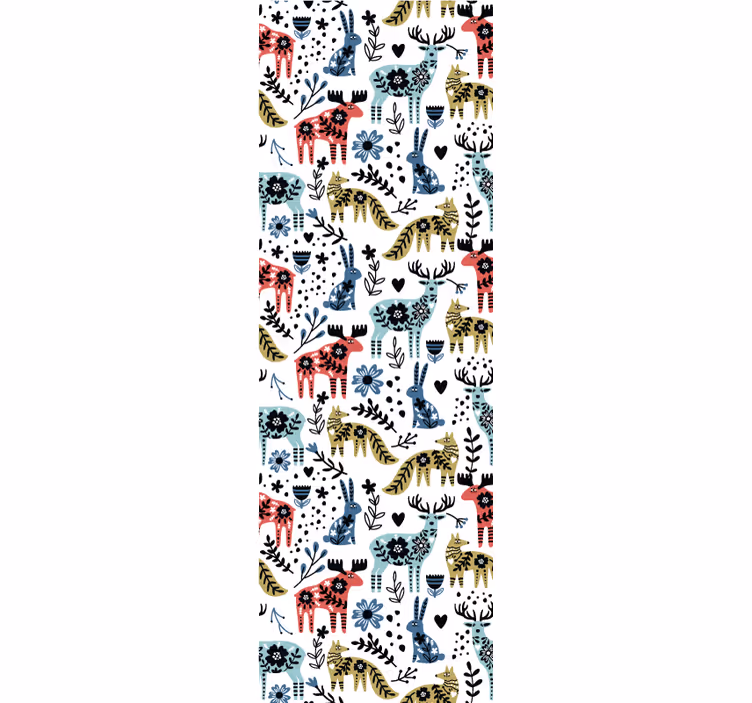 Skandinavisk fauna Dyr tapet - Tenstickers