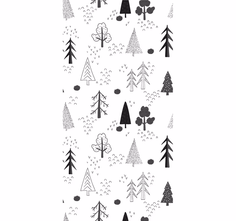 Skandinaviska skogen tapet natur - Tenstickers