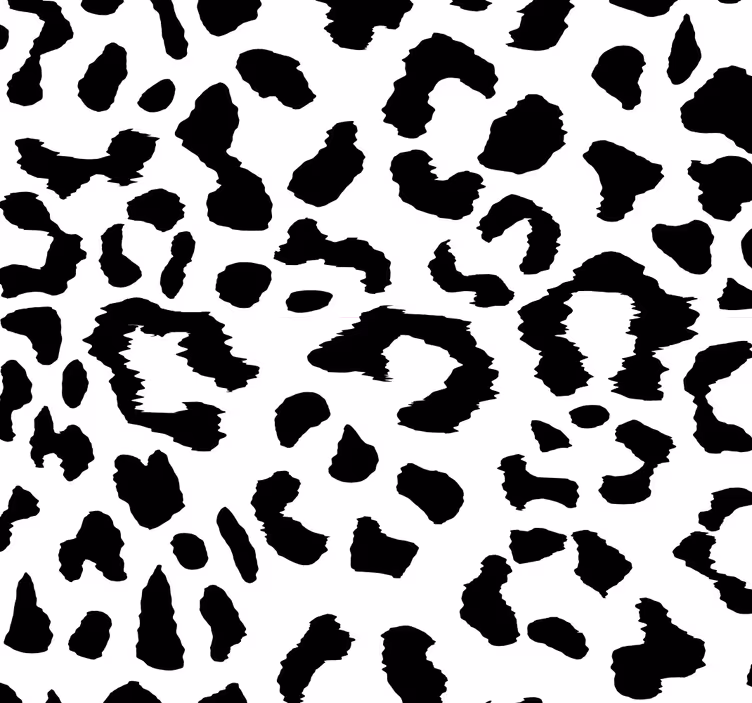 Leopard enkel tapet med djurtryck - Tenstickers