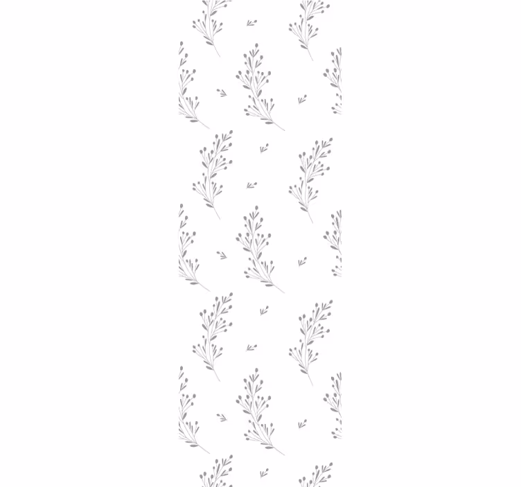 Beige blommig elegans Tapet blommor - Tenstickers