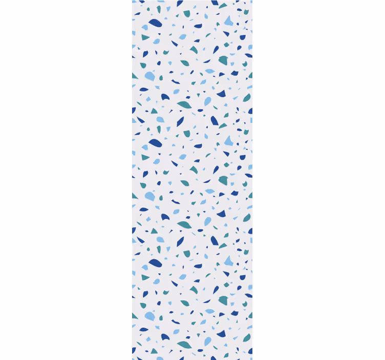 Blå enkel terrazzo Tapet texturer och mönster - Tenstickers