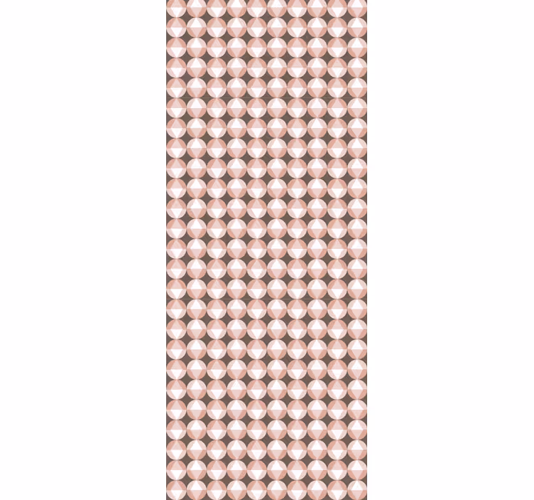 Beige mönstrat motiv Tapet cirklar, prickar och polka dots - Tenstickers
