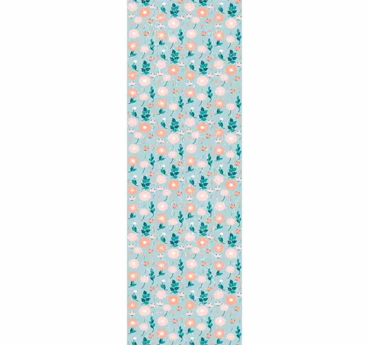 Mjukt vårtryck Tapet blommor - Tenstickers