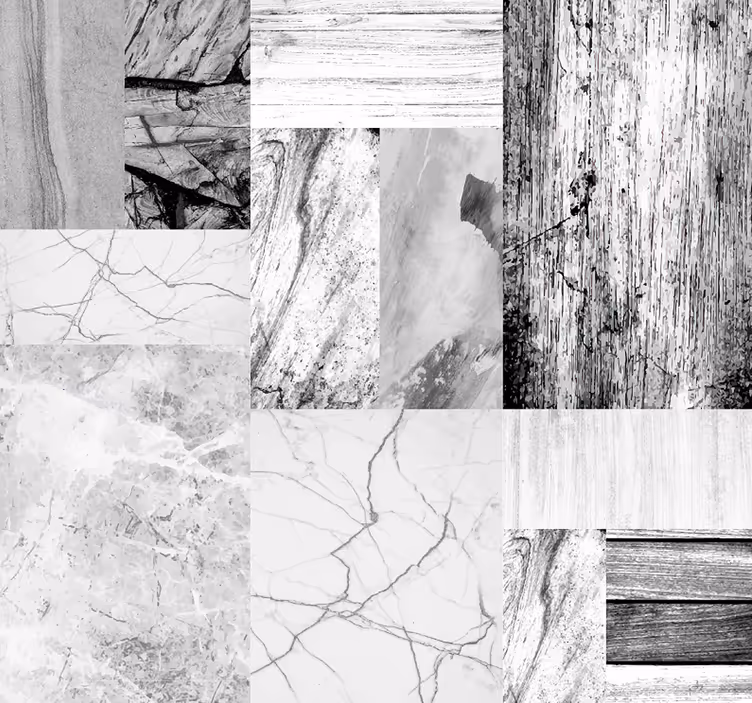 Marmor pussel texturerat tapet - Tenstickers