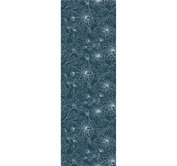 Blommig texturerad elegans Tapet blommor - Tenstickers