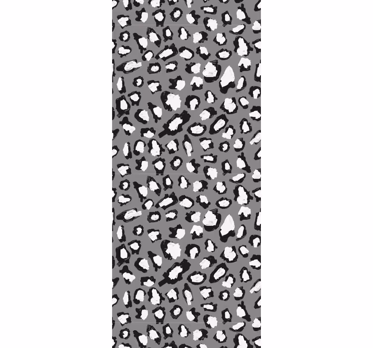 Texturerade djurtryck leopard tapet - Tenstickers