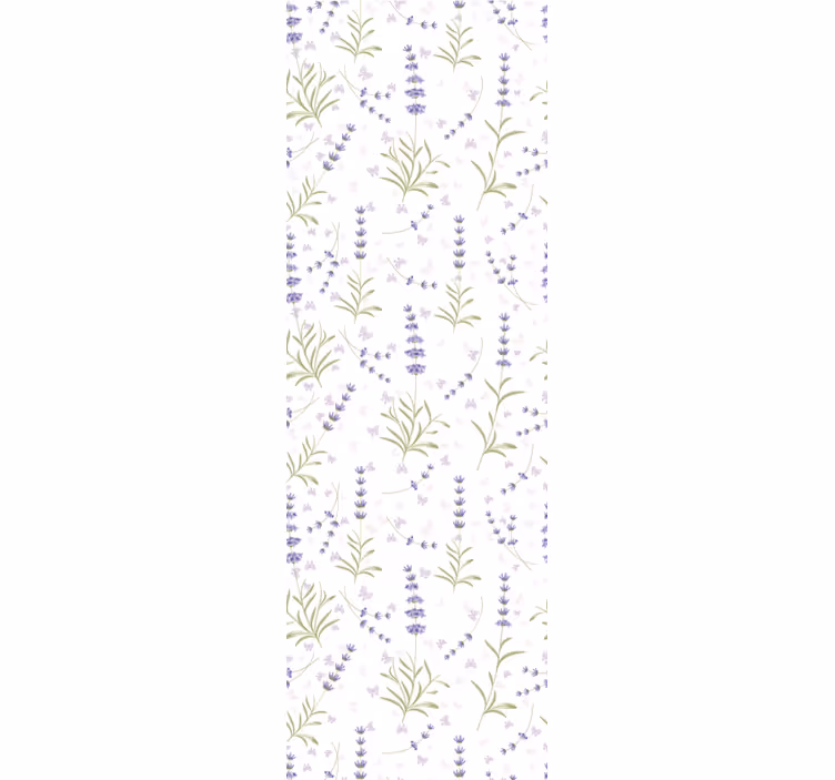 Provensalsk lavendel växt blomma tapeter - Tenstickers