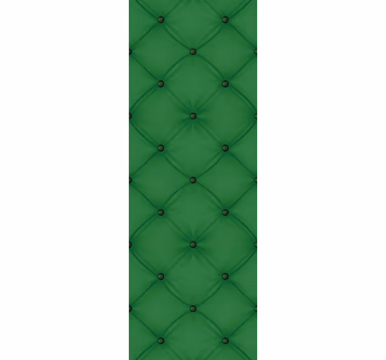 Grön velour diamantmönster texturerad tapet - Tenstickers