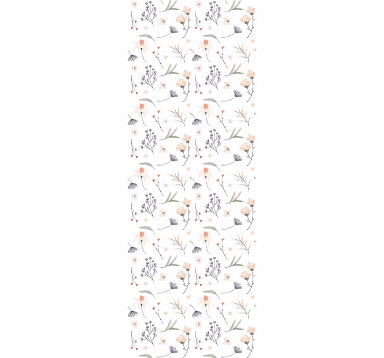 Delikat blomsterarrangemang Tapet blommor - Tenstickers