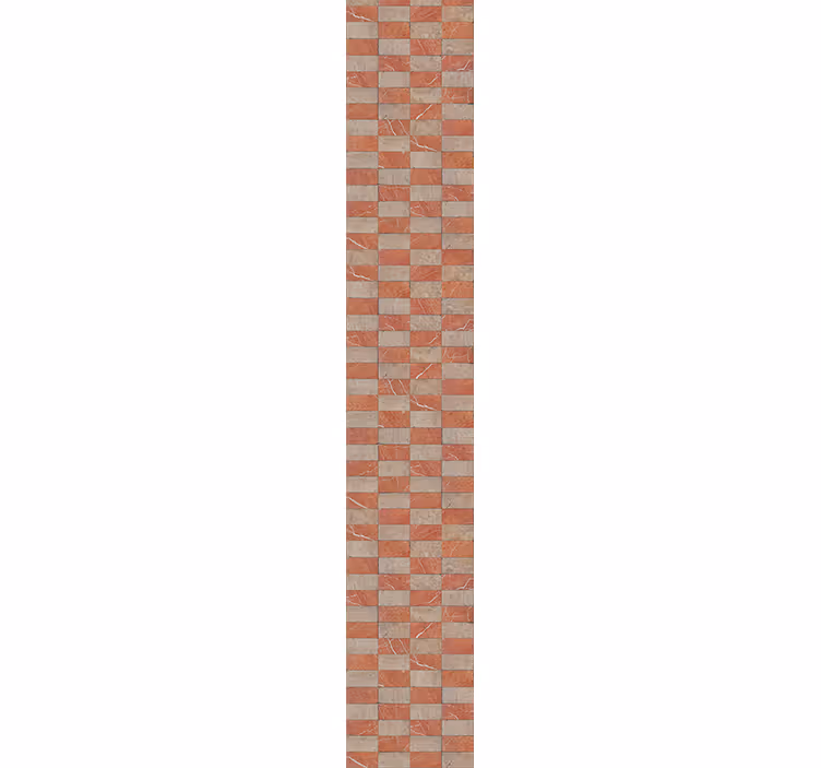Geometriska beige plattor tapet kök - Tenstickers
