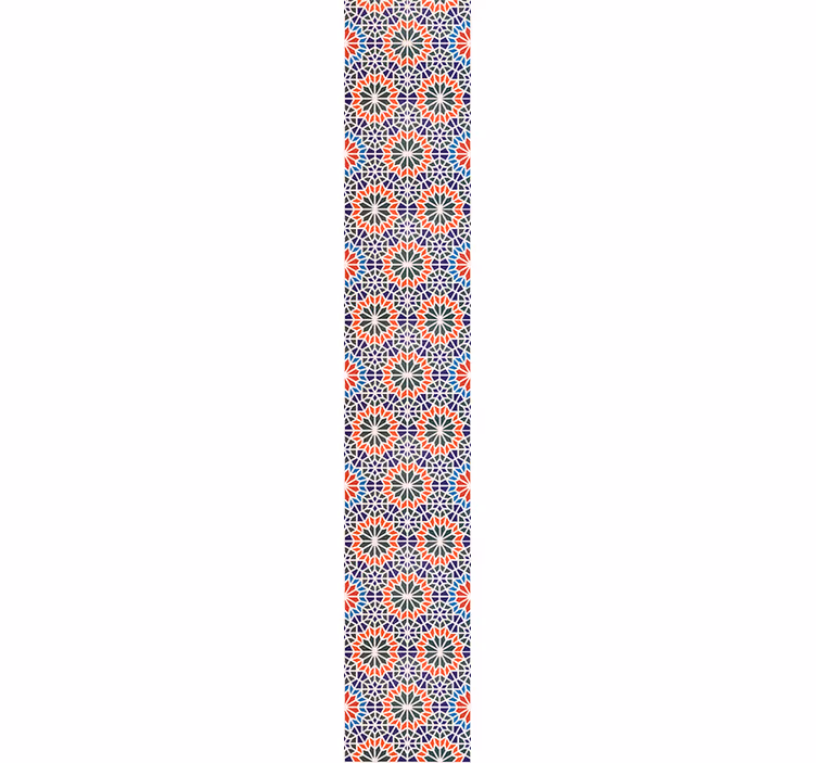 Coola färgglada kakel modern tapet - Tenstickers