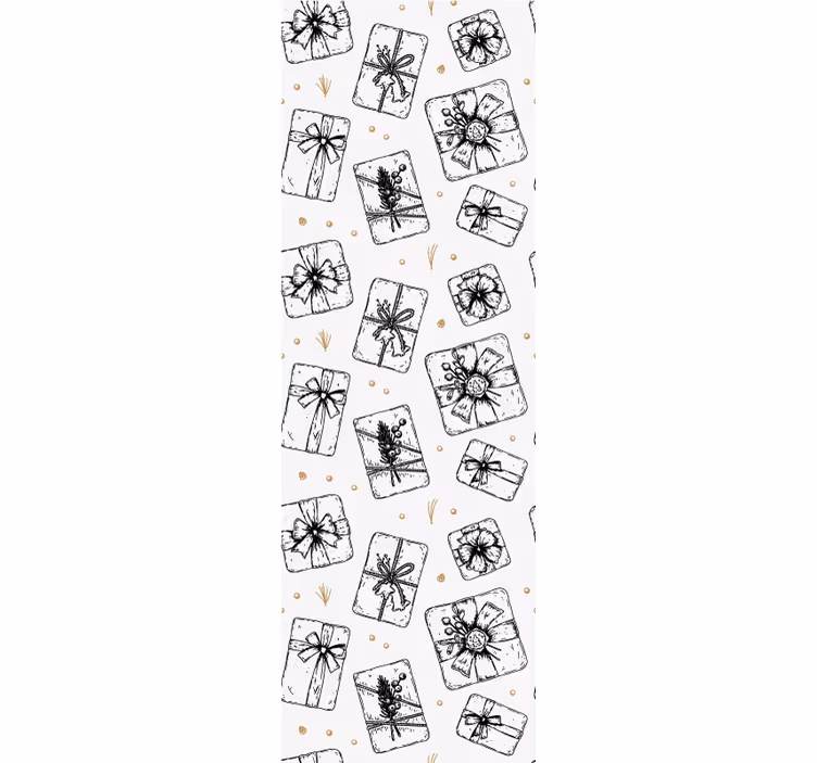 Presentbågemönster Tapet jul - Tenstickers