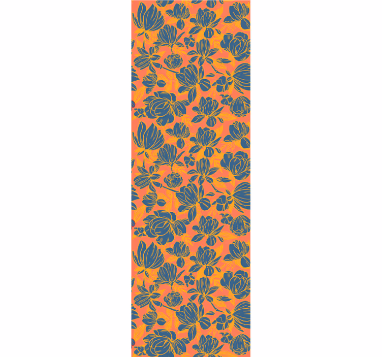 Livlig blomsammansättning Tapet blommor - Tenstickers