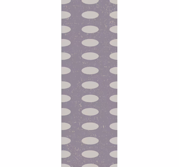 Tapet cirklar, prickar och polka dots lila ovaler - Tenstickers