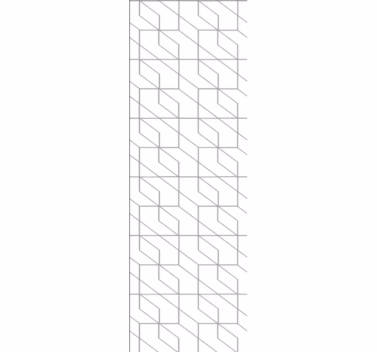 Snygg mönstrad design tapet geometriska former - Tenstickers