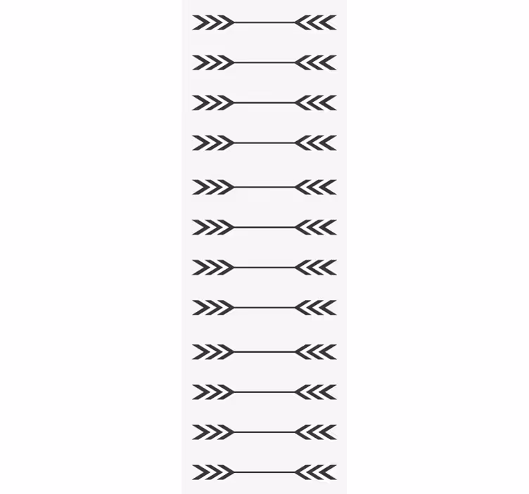 Tapet anpassningsbara med minimalistiska pilmönster - Tenstickers