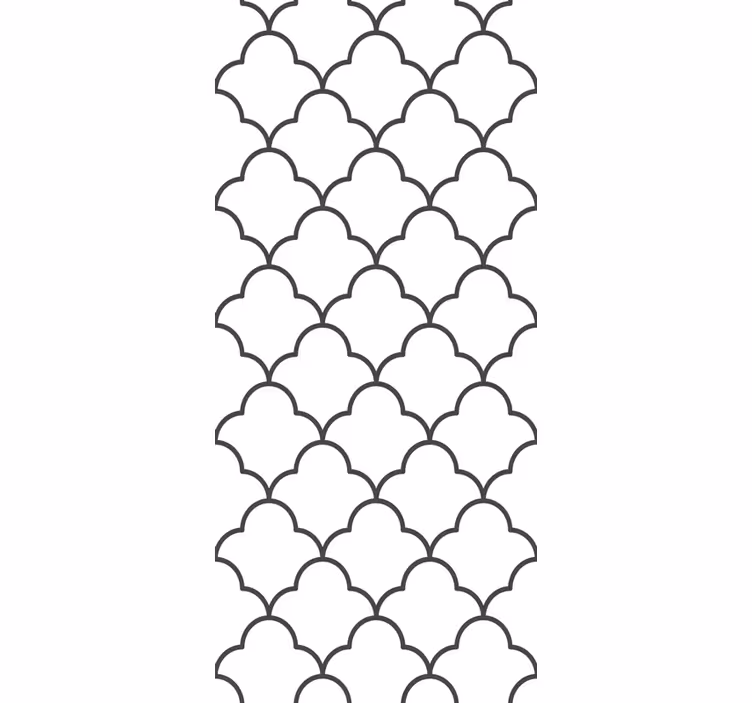 Geometrisk marockansk design kök tapeter - Tenstickers