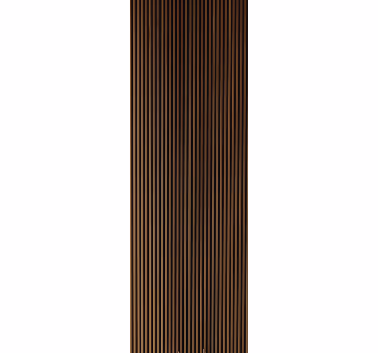 Trä stil teak vertikal design trä tapeter - Tenstickers