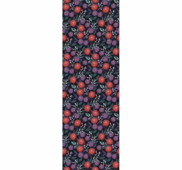 Berry burst motiv Tapet blommor - Tenstickers